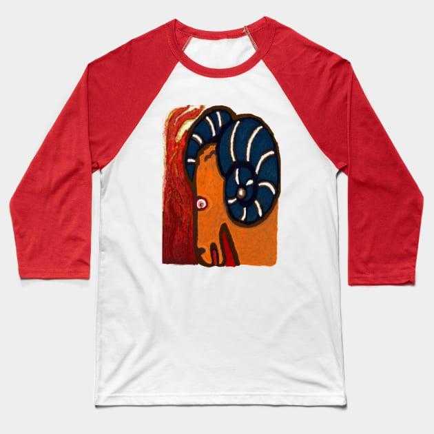 HOROSCOPE  BÉLIER Baseball T-Shirt by KHIARNAS